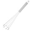 Stainless Steel Wave Bead Whisk Set 10 Inch 12 Inch Rust-proof Comfortable Handle Easy-carry Manual Whisk Kitchen Baking Tools
