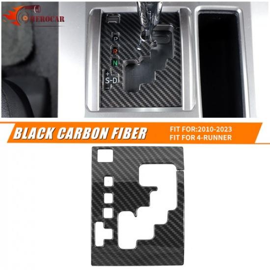 Carbon Fiber Inner Gear Shift Control Cover Trim For 4Runner 2010+ Accessories