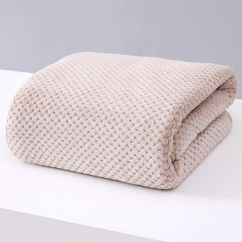 Утолщенное коралловое бархатное полотенце для лица высокой плотности + набор банных полотенец, мягкий абсорбент, удобный подарок, домашний текстиль, принадлежности для ванной комнаты