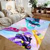 Large Carpet Floor Rug NEON ARCANA Girls Washable Anti-Slip Unique Decor for Living Room Play Room Girls Bedroom Popular Rug
