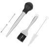 Turkey Seasoning Pump Baster Injecting Tools Marinade Meat Injector Needle for Food Plastic Stainless Steel