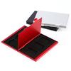 Portable Aluminum for 6pcs SD Memory Cards Storage Box Case Holder Protector Easy Carry