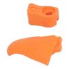 4PCS Rubber Violin Bow Teaching Aid Orange Color Thumb Stabilizer Support  Violin Teaching Aid
