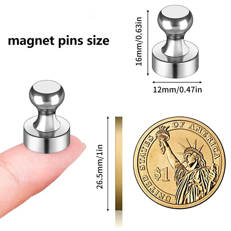 1/10 шт. сильные магниты для доски, магнит на холодильник, магниты на холодильник, маленькие магниты с канцелярской кнопкой для доски, офиса, класса, магниты для карт