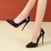 Super High Heels Shoes for Women Red Bottom Pumps Luxury Pointed Toe Wedding Shoe Sexy ladies Thin Heels Patent Leather Stiletto