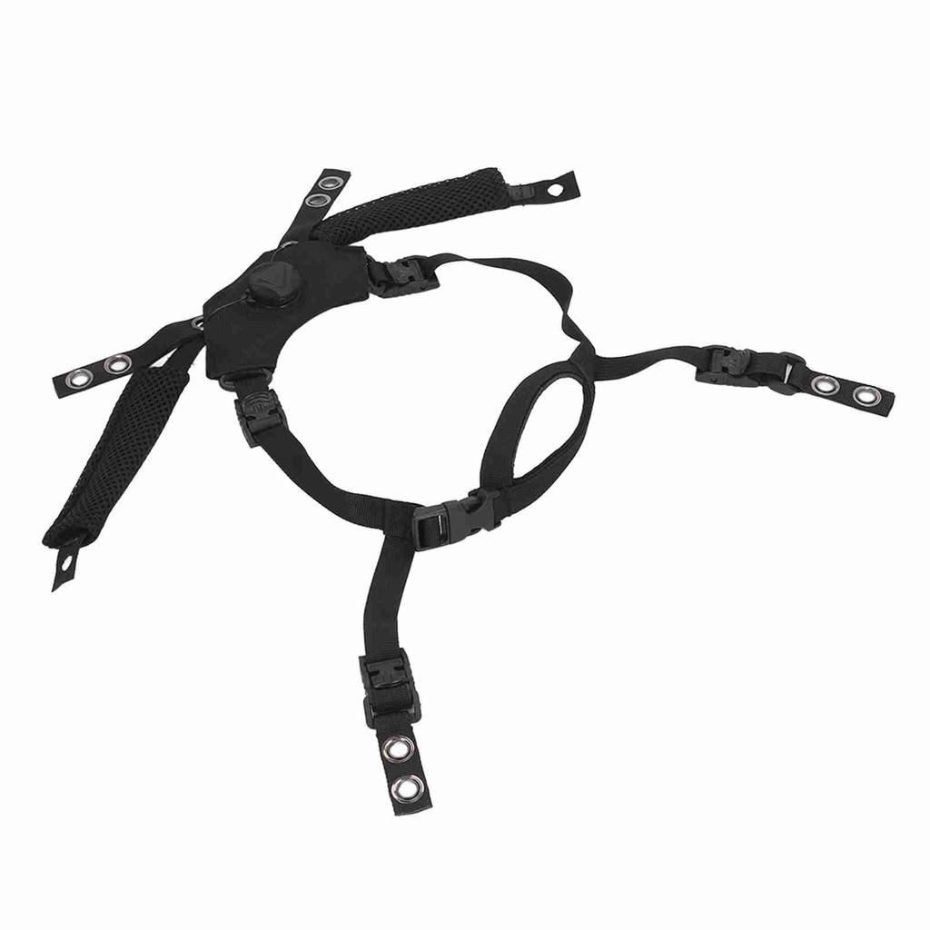 Adjustable Dial Suspension System Chin Strap Helmet Accessories for Fast for MICH for Wendy Helmet Black