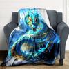 1pc Dragon Fantasy Artwork Blanket - Perfect Gift for Birthdays, Christmas & Halloween- Soft, Warm & Versatile yy250909202