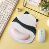 Cute Pink Butt Panda Mouse Pads Silicone Wrist Mouse Pads Creative Funny Mouse Hand Rest Computer Office Non Slip Mouse Pads