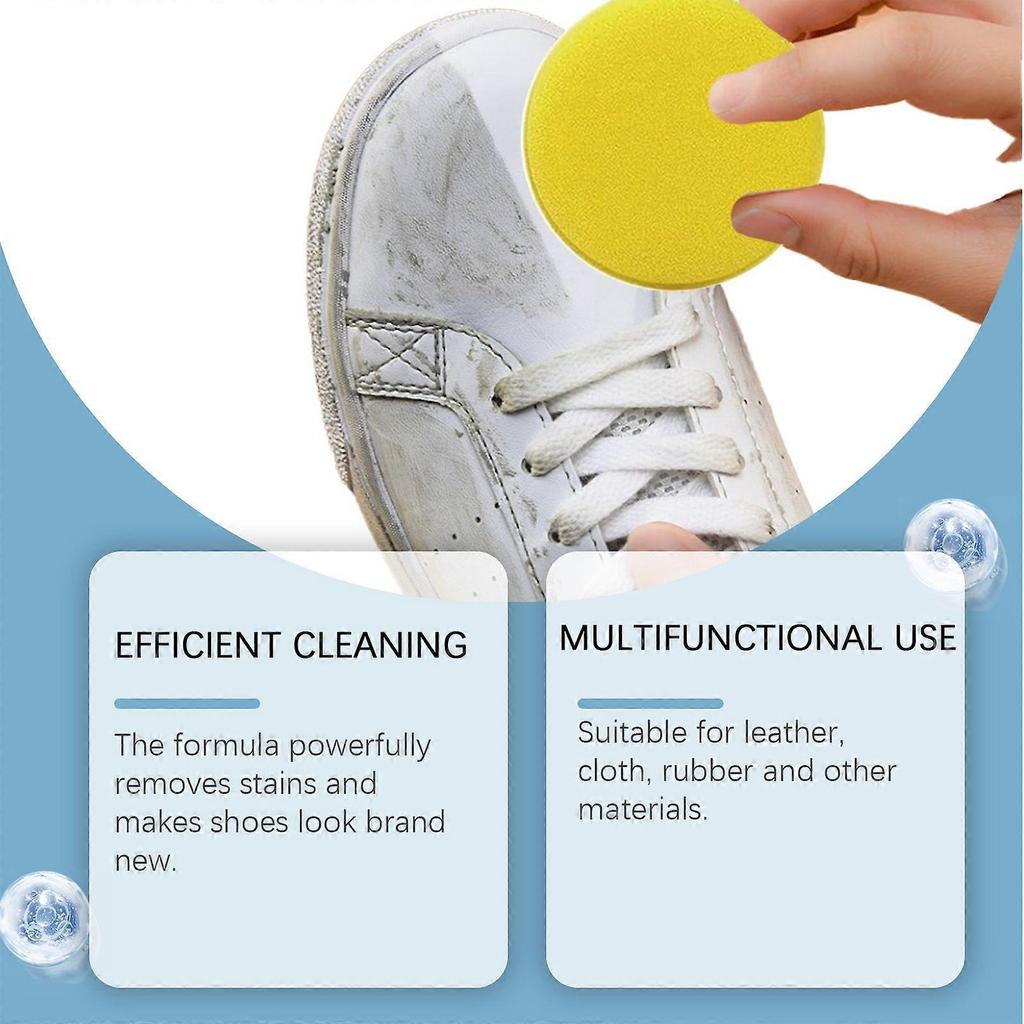 Limited time!!Jakehoe Shoe Multi-Purpose Cleaning Paste For White Sneakers And Sports Shoes, No-Wash Surface Stain And Yellowing Cleaner