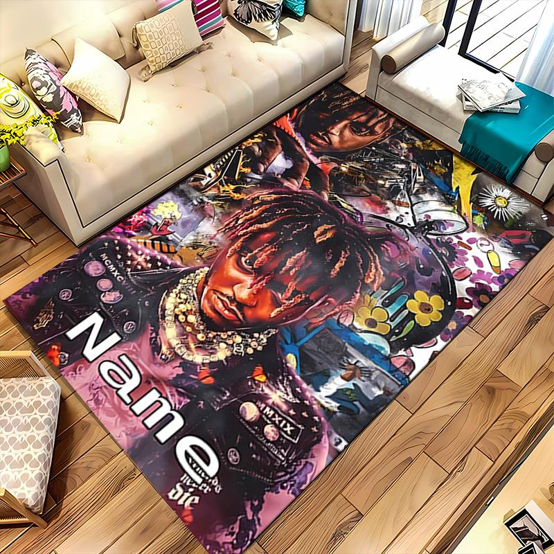Custom personalization Juice WRLD Area Rug - Perfect For Kitchen, Bathroom,Laundry Room Decor Large Size Available,Gift All Seasons