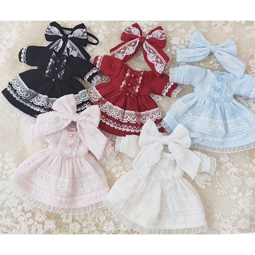 Rakulifey Obitsu 11 Наряд Obitsu 11 Размер OB11 5 цветов Одежда, Комплект из одной вещи, Платье, Комплект из 2 вещей, (синий)