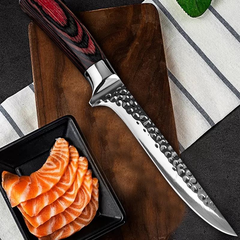 Нож для обвалки Кухонный нож Нож для сашими Нож для суши Тесак для мяса Нож для мясника Кухонный инструмент