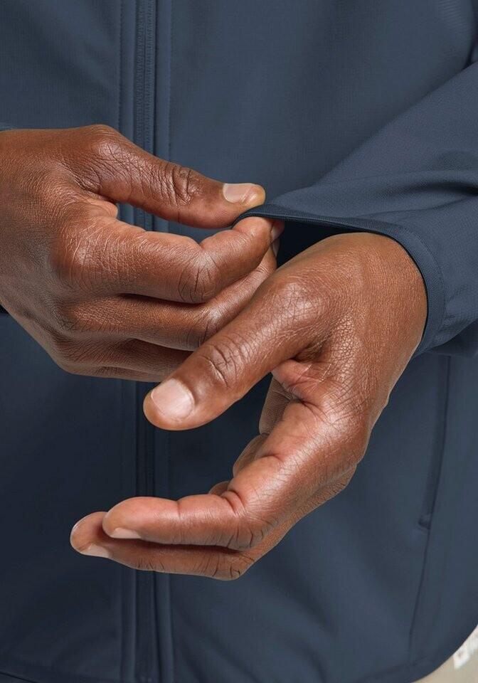 Куртка Jack Wolfskin Bornberg Hoody M Men Softshell jacket blue midnight sky