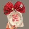 Christmas Headband Christmas Antler Hairpin Ladies Headdress Holiday Decoration Gift Big Bow Headband Christmas Headdress
