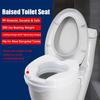 Raised Toilet Seat with Lid 300 Lbs Heavy Duty Elevated Toilet Seat with Tightening Clamps Raised