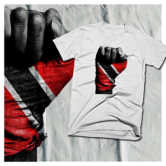 Trinidad t-shirt Trinidad and Tobago flag TNT Carnival Soca TNT fist flag tee