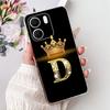 Для OPPO A5x 4G Чехол CPH2725 Обложка Роскошные Буквы Короны Мягкий Силикон Прозрачные Чехлы для Телефона Для OPPO A5x Coque A 5x 2025 Funda