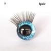 10 Colors Glitter Crystal Eyes 12mm Eyes with Eyelash New Bear Animal Eyes  Doll Accessories