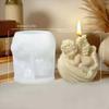 Набор для изготовления свечей «Крылья ангела» Рельефная смоляная роза Мыло Силиконовые формы Гипсовая кукла Декор Цветок Подарок на свадьбу ребенку