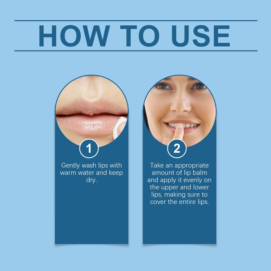 Увлажняющий крем для губ Увлажнение и очистка омертвевшей кожи губ Мягкий питательный уход за губами Увлажняющий и увлажняющий бальзам для губ