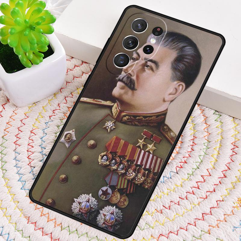 Русский Сталин СССР ТПУ Чехол для телефона Для Samsung Galaxy note 10 pro S26 S25 S24 S23 S22 Ultra Plus S21 FE S20 Ударопрочный Чехол