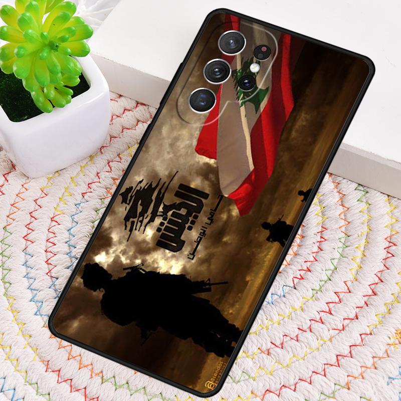 Силиконовый чехол для телефона с флагом Ливана для Samsung Galaxy note 10 pro S26 S25 S24 S23 S22 S21 Plus S25Ultra Capa Cover