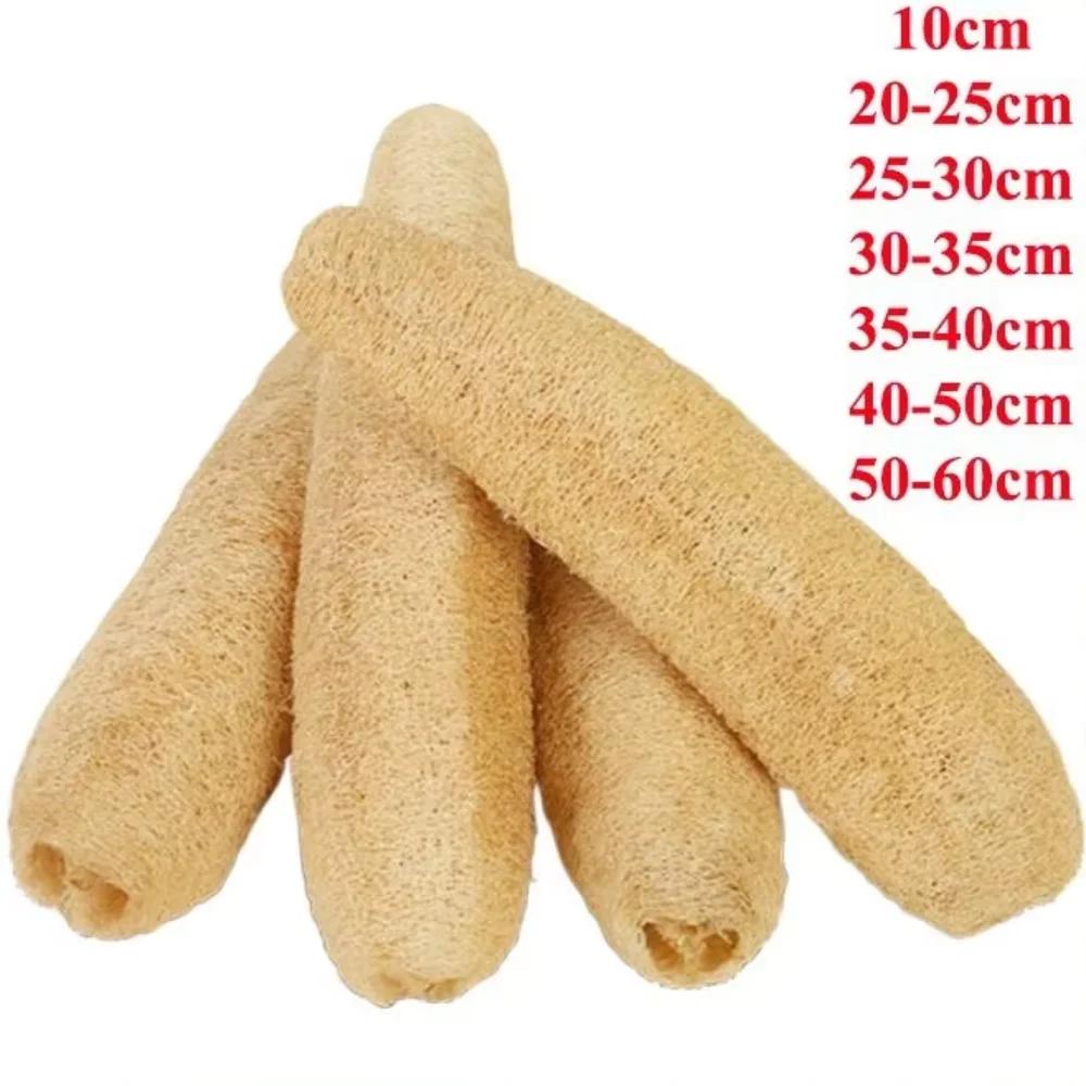 Natural Loofah Luffa Sponge Non-stick Ecological Planting Dishwashing Artifact Good Absorbency Long Body Shower Sponge
