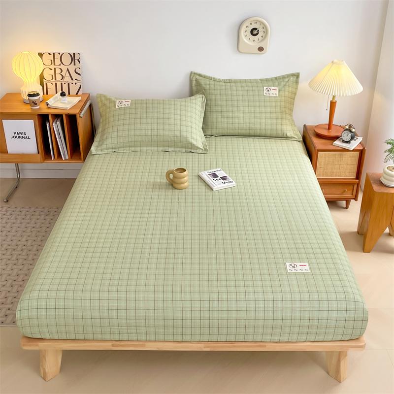 Однослойная простыня на подкладке из стираного хлопка и льна типа A Защитная простыня для матраса Simmons(Не включать наволочки)