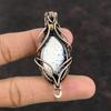 Dendrite Opal Pendant Copper Wire Wrapped Pendant Dendrite Opal Gemstone Jewelry Gift For Friend Handmade Copper Jewelry Birthstone Pendant