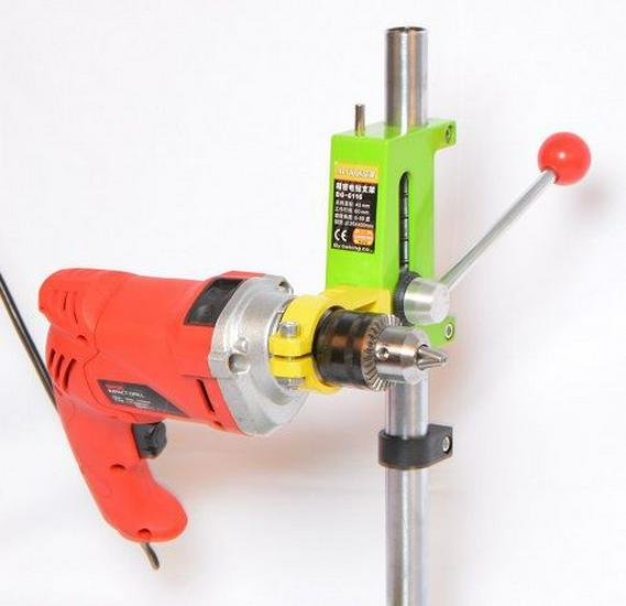 Electric Drill Stand - 360° Rotatable, Converts Drill to Press, Polishing & Grinding Station
