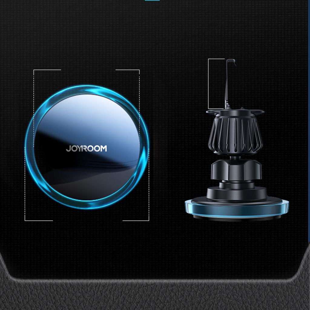 Joyroom 15W Qi Wireless Car Charger & MagSafe Mount, Silver - Vent Clip Accessory (JR-ZS291)