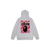 Mens Unisex Hooded Sweatshirt Letter Print Loose Fit Casual Top