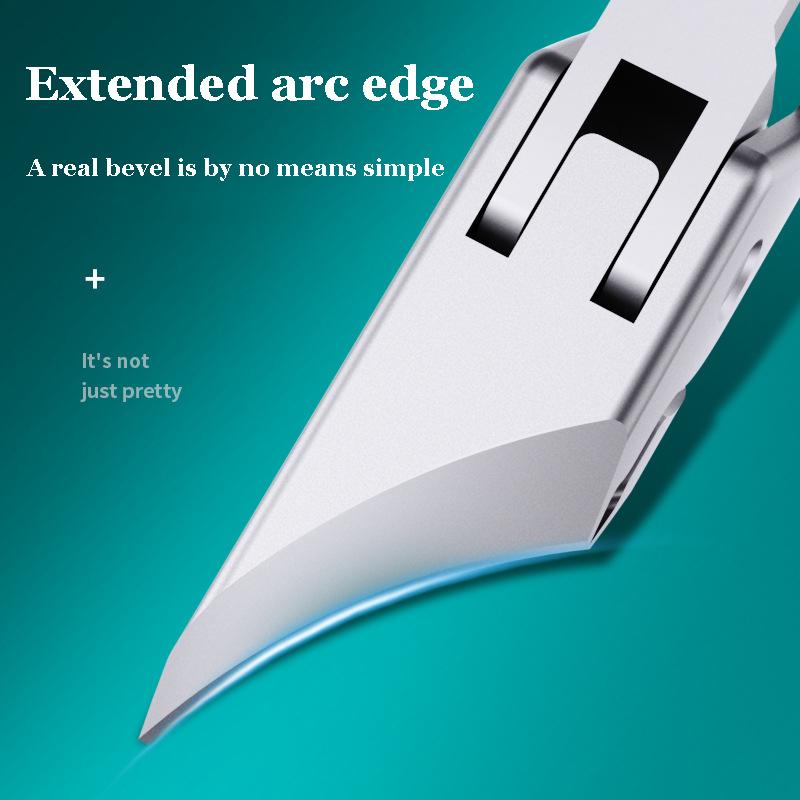 Large-opening nail clippers, super-sharp slanted nail clippers, anti-splash, thick nail grooves, household nail clippers