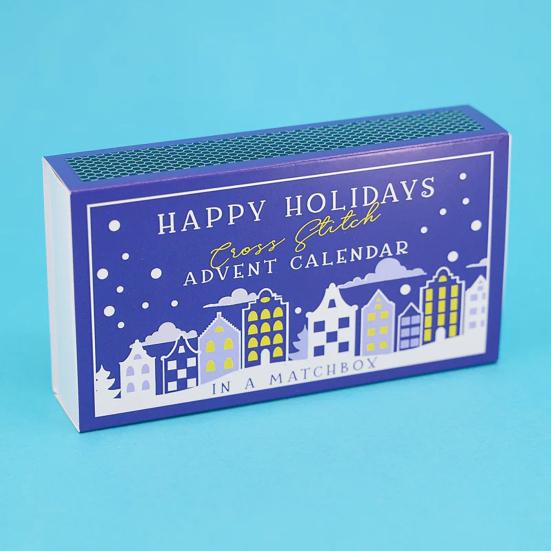 Рождественский Адвент Календарь Набор для вышивки крестом Схемы для вышивки крестом своими руками с нитками иглами пяльцами