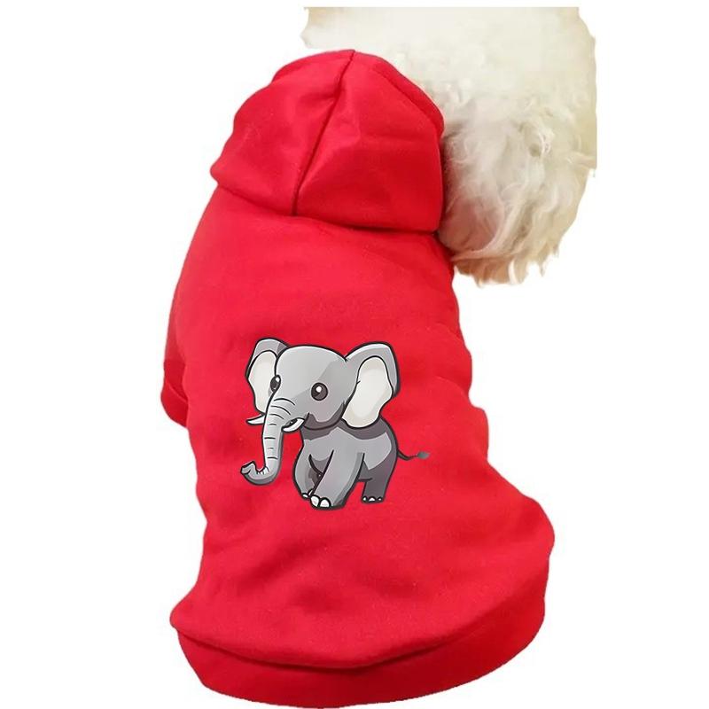 Pet Clothes Dog Dog Cat Hooded Sweatshirt Warm and Comfortable The Hat Also Has Two Cute Ears As a Decoration Cute and Exquisite