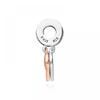 PAndora 782641c01 Infinity Heart Double Pendant And Dangle Charm