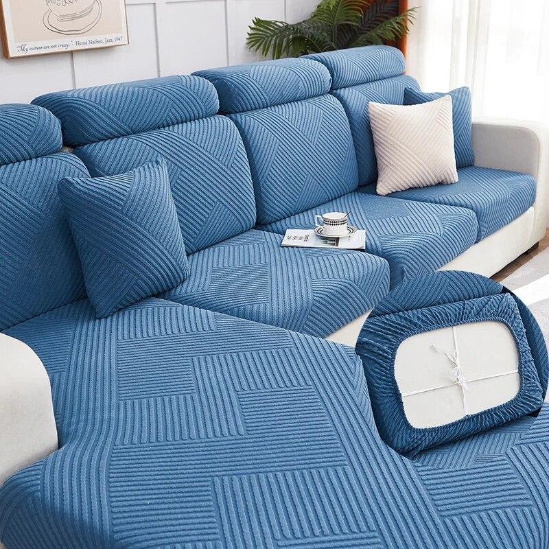 1 шт. Жаккардовые Толстые Плюшевые Чехлы на Сиденья Дивана для Гостиной, Наволочка на Подушку Дивана, Чехлы на Диван, Угловой Защитный Чехол на Диван