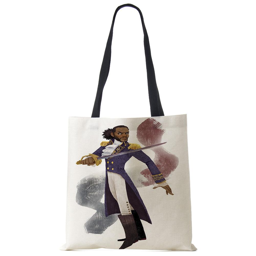 Индивидуальная винтажная большая сумка с принтом 50-х 60-х годов для женщин, многоразовые сумки на ремне, дорожные школьные пляжные сумки