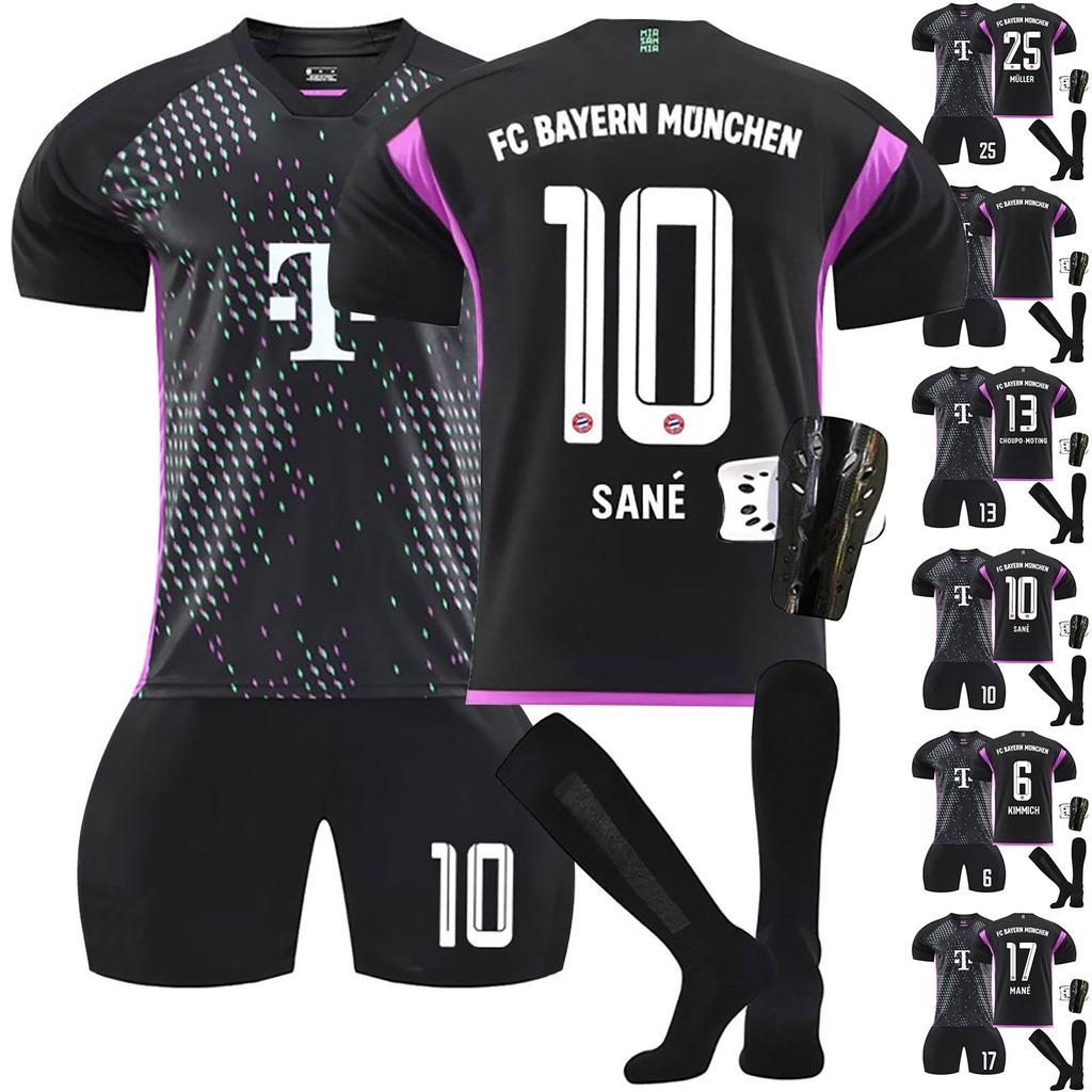 2324 Бавария-Мюнхен, выездные футбольные майки, шорты, носки, комплект, новый сезон, шорты, носки, размеры для взрослых, наряды