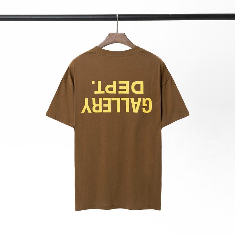 GALLERY tide brand DEPT classic alphabet slogan LOGO gradual change printed short-sleeved T-shirt men and women Qixi Festival couple