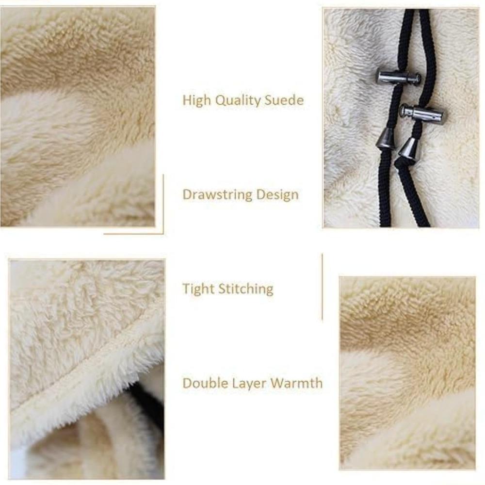 Теплый инструмент Sherpa Hood Лыжная маска Регулируемая шея Теплый капюшон высокого качества Чехол Кепка шарф Мужчины Женщины