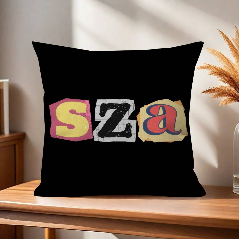 Singer SZA SOS Album Pillow Gift Home Office Decoration Pillow Bedroom Sofa Car Cushion CoverPillow Case