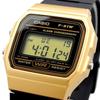 [Casio] CASIO Кварцевые часы F-91WM-9A Унисекс Дешевые Casio Золотые [Б/У]