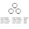 Stainless Steel Fishing Solid Rings High Strength Fishing Rings  Sea Fishing