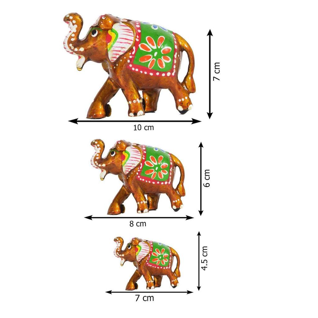 Папье-маше Статуэтка Слона для Домашнего Декора Статуэтка Слона Ручной Работы, Подарок на Новоселье, Декорация и Подарок