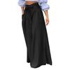 Trendy Easy To Match Oversized Long Lace Up Floor Length Lady Pants Skirt Female Garment Women Trousers