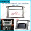 Рамка для магнитолы 2DIN для TOYOTA Land Cruiser 100 LEXUS LX-470 Стерео GPS DVD Установка в приборную панель Комплект накладки панели приборов Фасция Окантовка