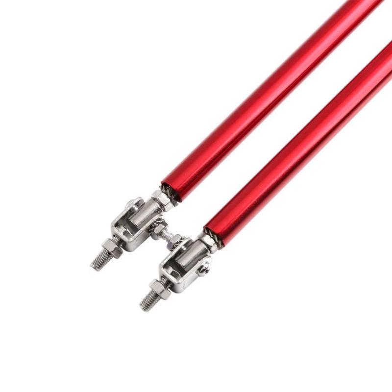 2X Универсальный Гоночный Регулируемый Передний Задний Сплиттер Губы Бампера Комплект Опорных Штанг Гоночный 75мм/100мм/150мм/200мм Стайлинг Авто Тюнинг