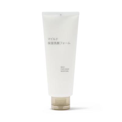 Muji Нежная увлажняющая очищающая пенка (Большой размер) 220г