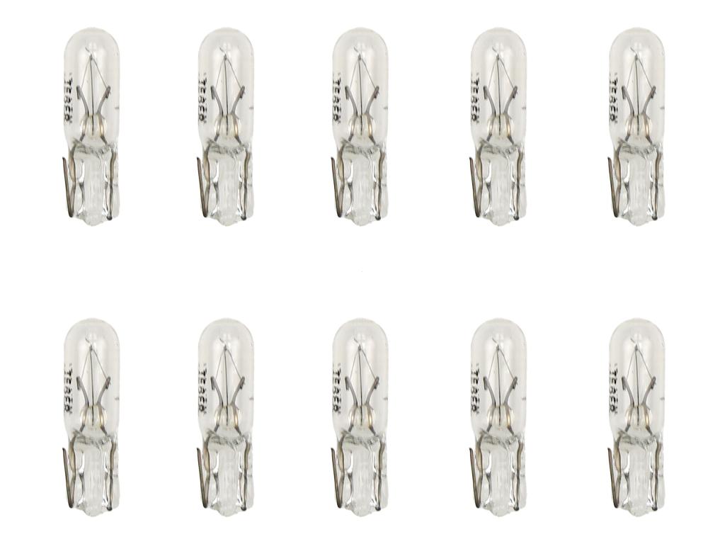 12V 1.2W all-glass bulb W2x4.6d TEGER, (sold in packs of 10)